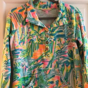 Lily Pulitzer bright pullover jacket!